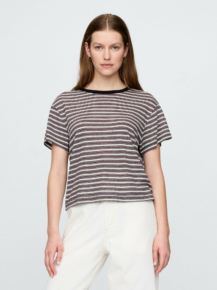 GAP Damen-Leinen-Crop-T-Shirt GAP
