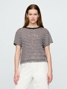GAP Damen-Leinen-Crop-T-Shirt GAP