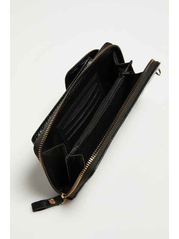 Moodo Schwarze Handytasche zum Umhängen