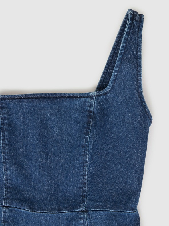 GAP Damen Jeans-Midikleid GAP