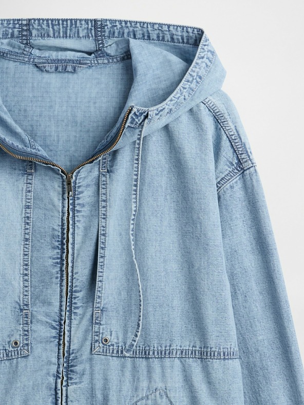 GAP Denim Oversize Jacke Ripstop GAP