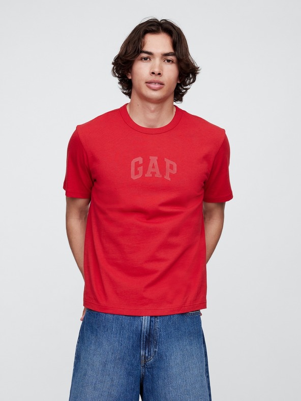 GAP Damen-T-Shirt mit Logo Americana GAP