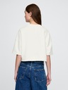 GAP Damen-Oversize-Crop-Sweatshirt VintageSoft Americana GAP
