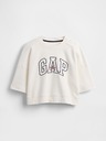 GAP Damen-Oversize-Crop-Sweatshirt VintageSoft Americana GAP