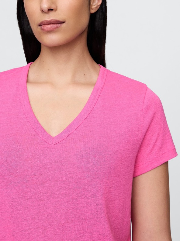 GAP Damen-Leinen-Crop-T-Shirt GAP