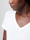 GAP Damen-Leinen-Crop-T-Shirt GAP