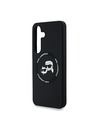 Karl Lagerfeld Karl Lagerfeld Liquid Silicone K&CH Heads MagSafe Rückseite Hülle für Samsung Galaxy S25 Black