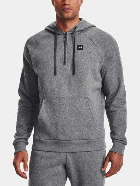 Under Armour Herren Sweatjacke Under Armour UA Rival Fleece 1/2 Zip HD-GRY