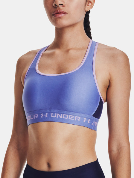 Under Armour Damen Sport-BH Under Armour UA Crossback Mid Bra-BLU