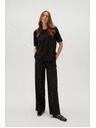 Moodo Schwarzes Damen T-Shirt