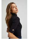Moodo Schwarzes Damen T-Shirt