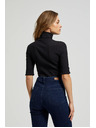 Moodo Schwarzes Damen T-Shirt