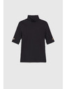 Moodo Schwarzes Damen T-Shirt