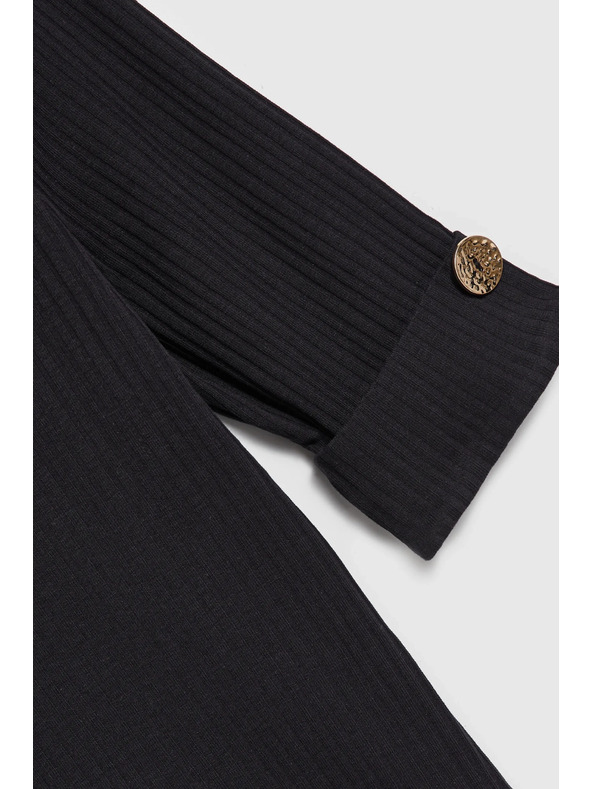 Moodo Schwarzes Damen T-Shirt