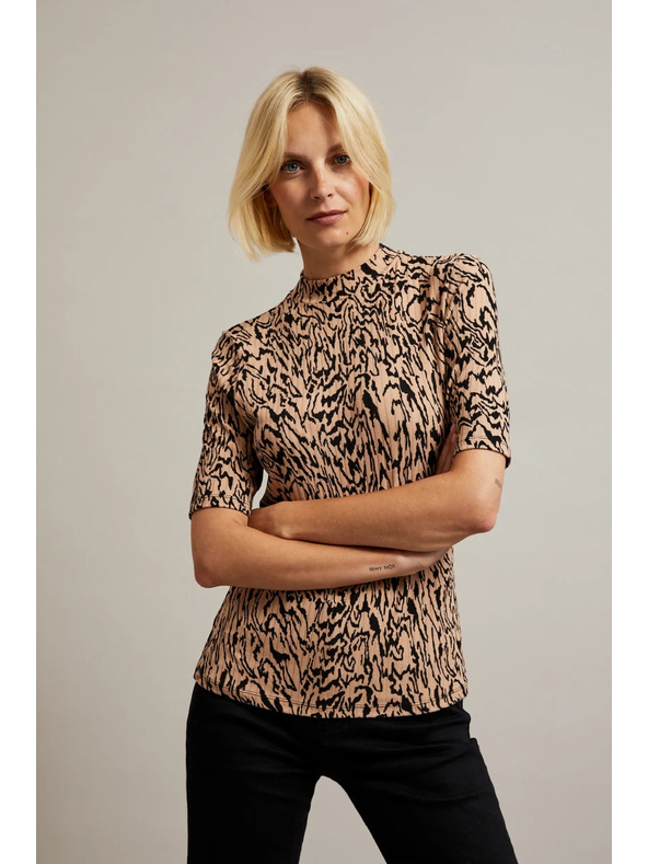 Moodo Braunes Damen T-Shirt