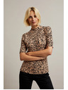 Moodo Braunes Damen T-Shirt