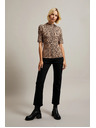 Moodo Braunes Damen T-Shirt