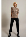 Moodo Braunes Damen T-Shirt