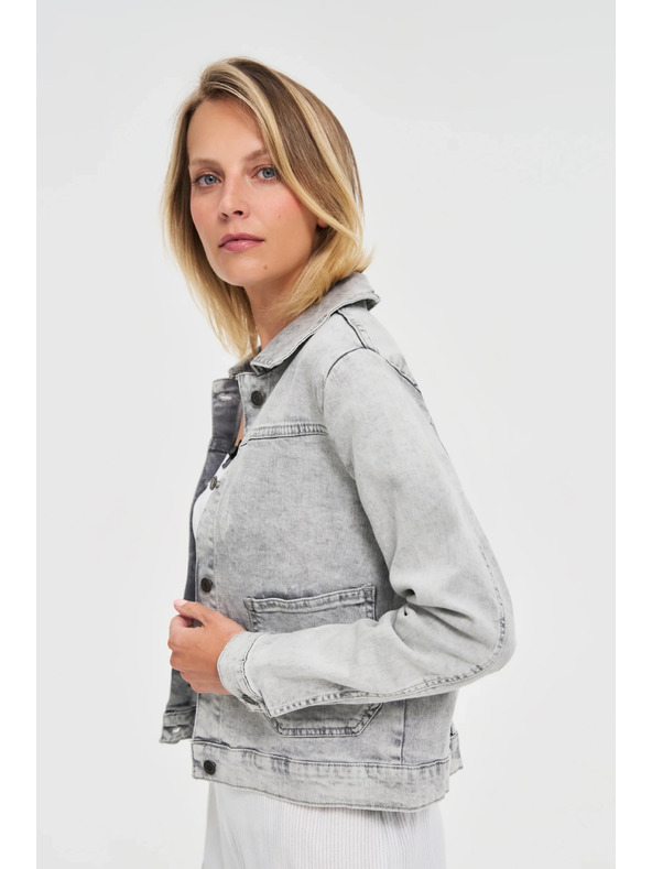 Moodo Graue Damenjacke Moodo