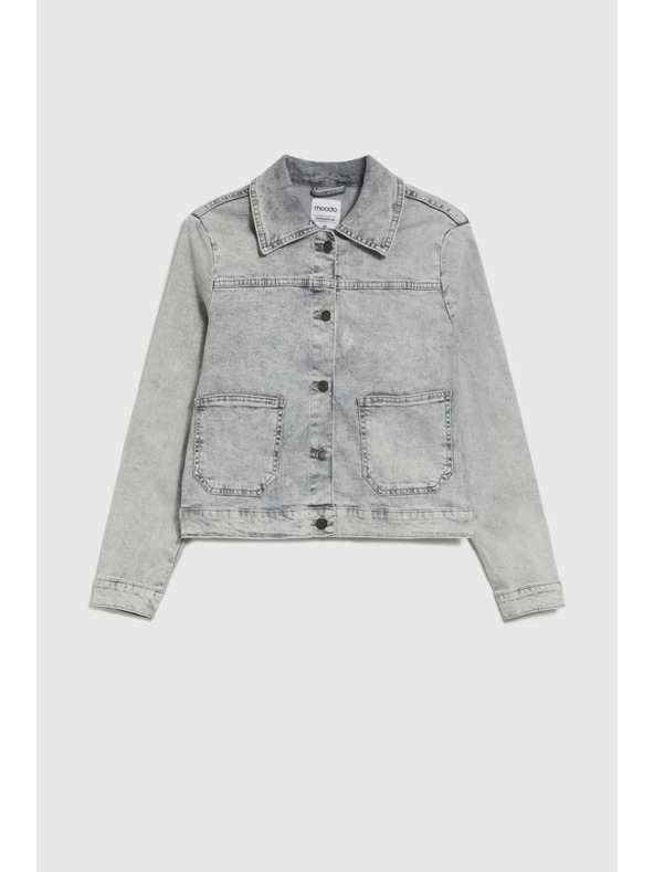 Moodo Graue Damenjacke Moodo