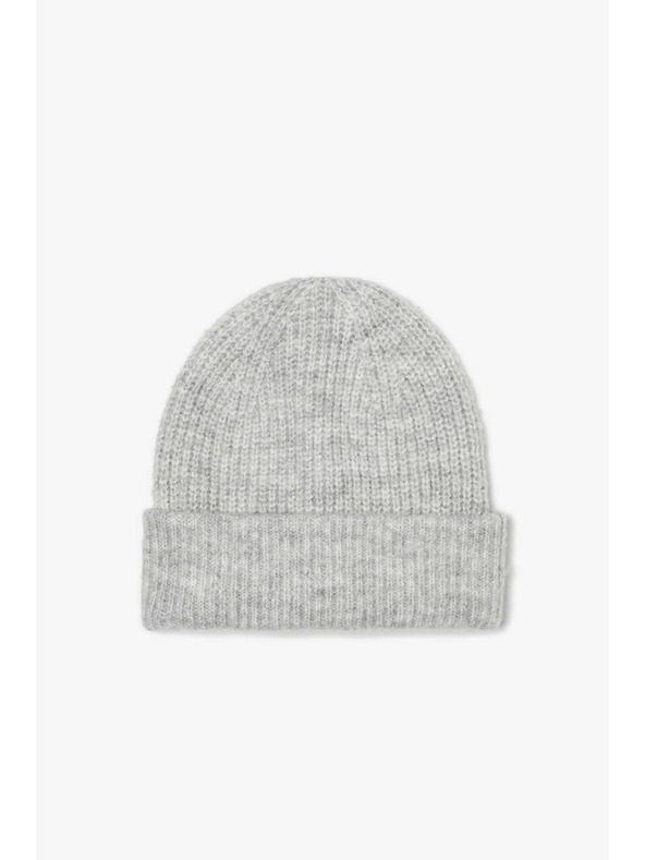 Moodo Graue gestrickte Mütze