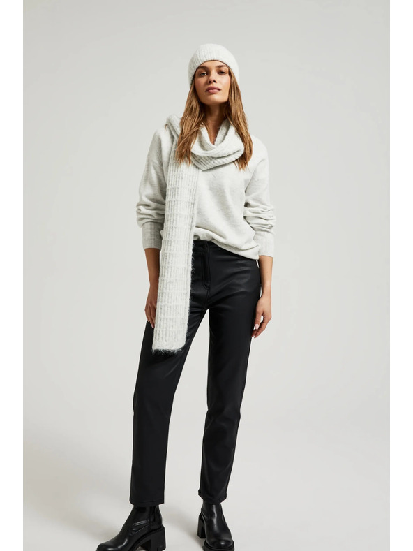 Moodo Grauer Damenschal