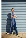 Moodo Blaue lockere Damenhose Moodo