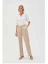Moodo Beige Damenhose für festliche Anlässe Moodo
