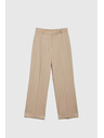 Moodo Beige Damenhose für festliche Anlässe Moodo