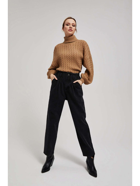 Moodo Schwarze Hose Moodo