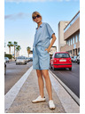 Moodo Blaue Damenshorts Moodo