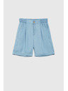 Moodo Blaue Damenshorts Moodo