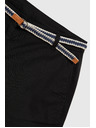 Moodo Schwarze Damenshorts Moodo