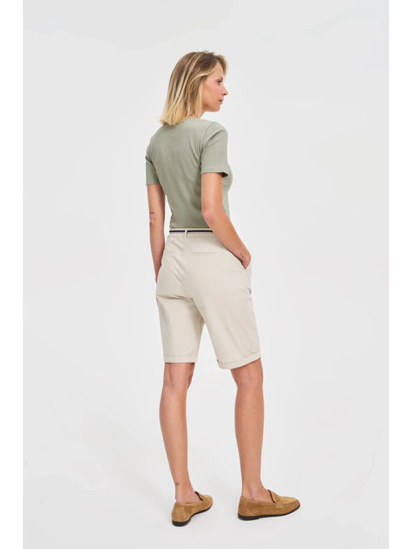 Moodo Beige Damenshorts Moodo