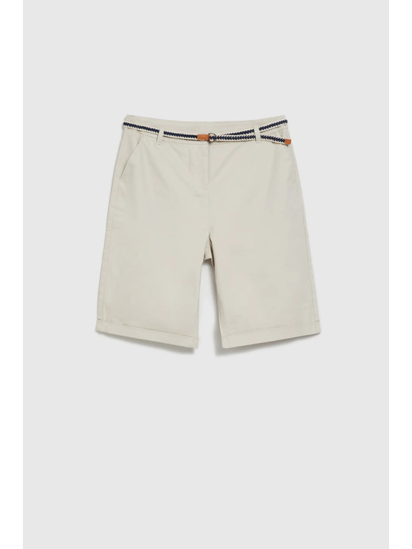 Moodo Beige Damenshorts Moodo