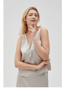 Moodo Beige Damen-Top ohne Ärmel Moodo