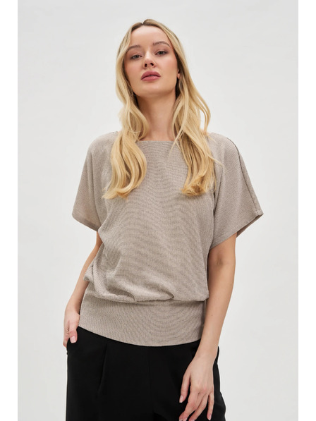 Moodo Beiges Damen-T-Shirt Moodo