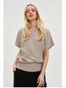 Moodo Beiges Damen-T-Shirt Moodo