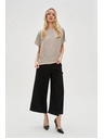 Moodo Beiges Damen-T-Shirt Moodo