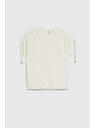 Moodo Weißes Damen-T-Shirt Moodo