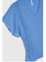 Moodo Blaue Damenbluse Moodo
