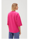 Moodo Fuchsiafarbene Damenbluse Moodo