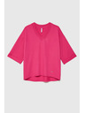 Moodo Fuchsiafarbene Damenbluse Moodo