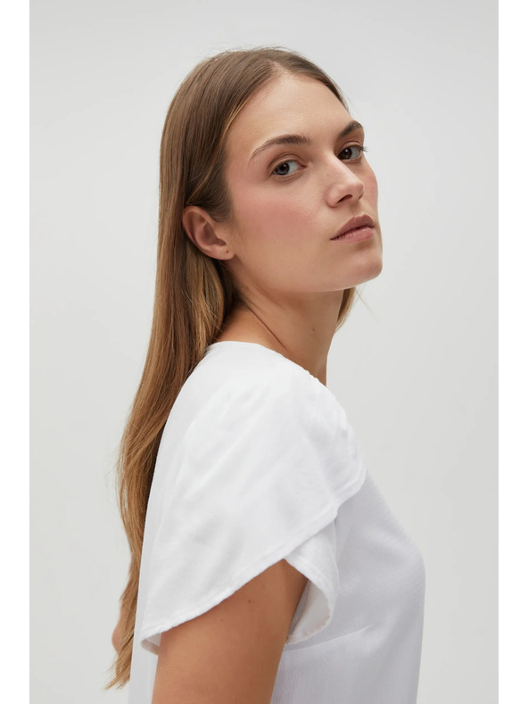 Moodo Weißes Damenhemd Moodo