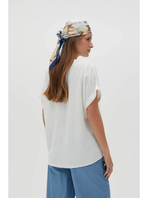 Moodo Weißes Damenhemd Moodo