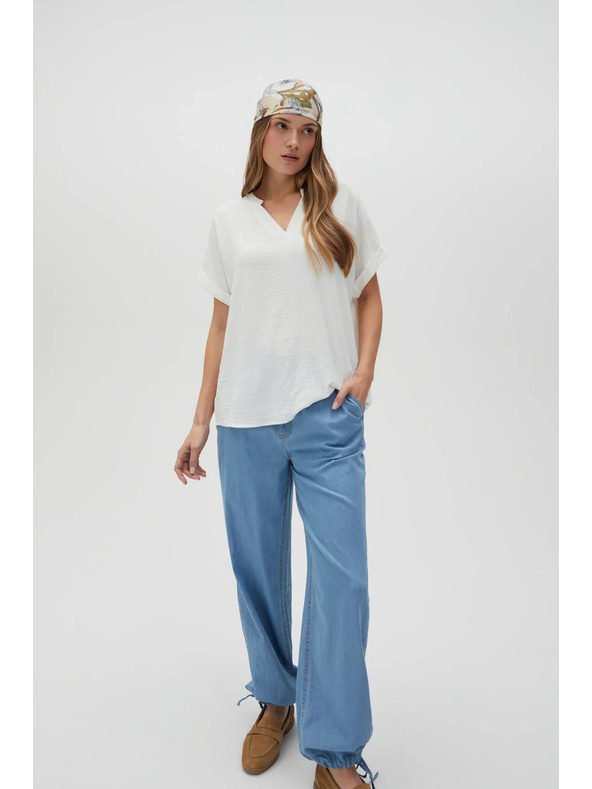 Moodo Weißes Damenhemd Moodo