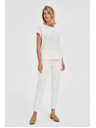Moodo Weißes Damen-T-Shirt Moodo