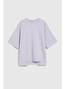 Moodo Lila Damen-Sweatshirt mit Schlitzen Moodo