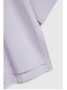 Moodo Lila Damen-Sweatshirt mit Schlitzen Moodo