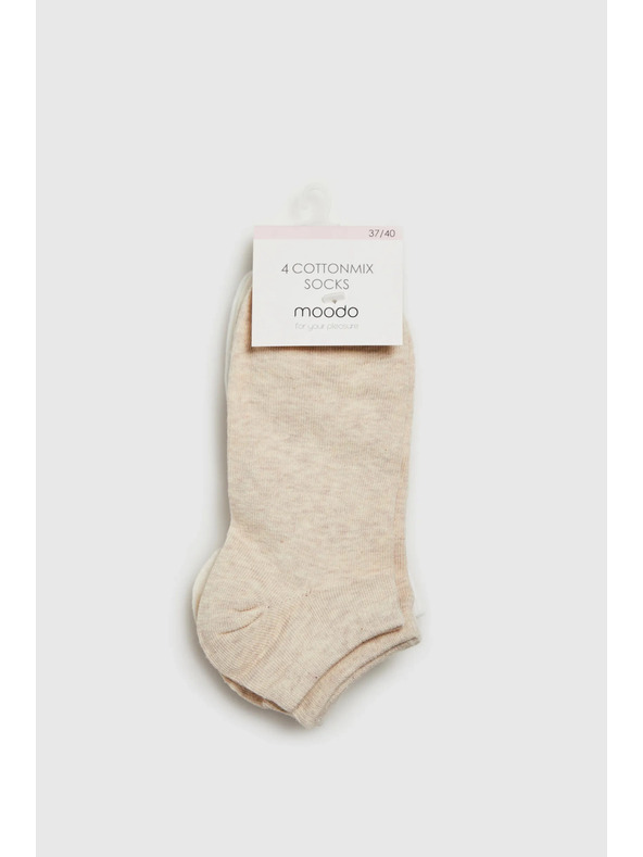 Moodo Hellbeige Damenstrümpfe Moodo